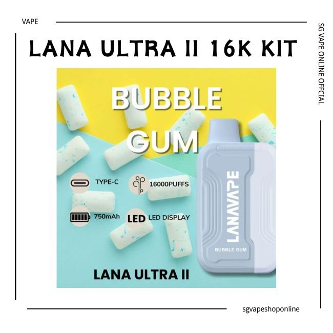 Lana Ultra LL 16K - Bubblegum disposable (Singapore)
